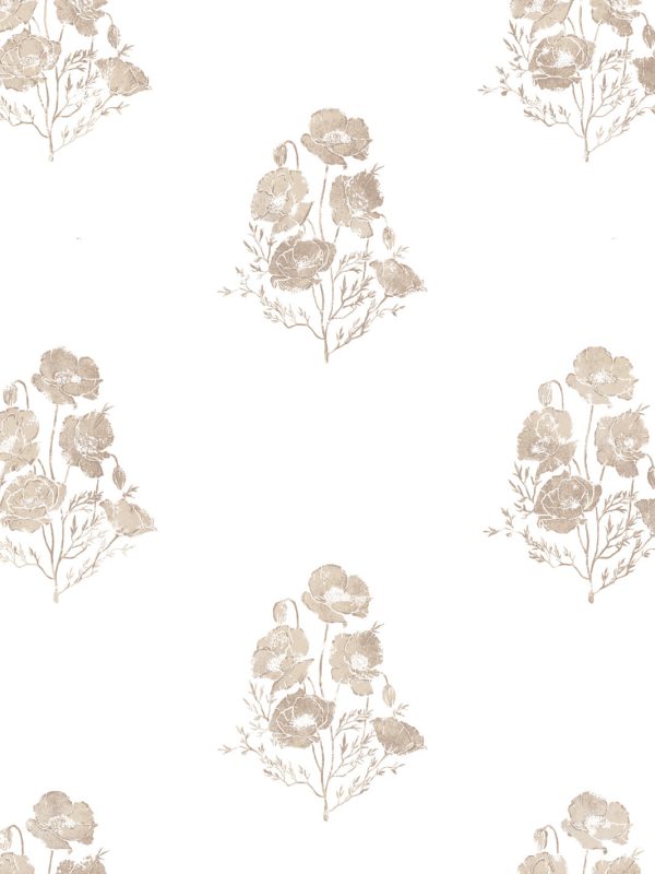 California Poppy  Wallpaper by Nathan Turner - Neutral Supply