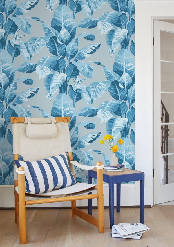 Pacifico Palm  Wallpaper by Nathan Turner - Seaglass Hot on Sale