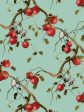 Pomegranate Birds  Wallpaper by Nathan Turner - Jade Green Online Sale