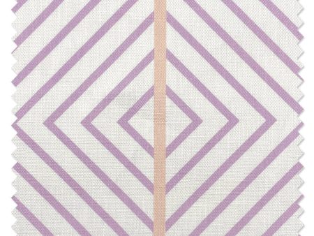 Fabric by the Yard - Barbie™ Dreamhouse Diamond - Lavender Peach Discount