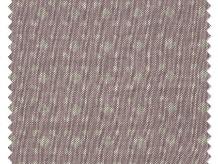 Fabric by the Yard - Barbie™ Dreamhouse Breezeblocks - Lavender on Flax Linen Discount