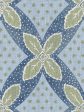 Arthur  Wallpaper by Nathan Turner - Green on Blue Fashion