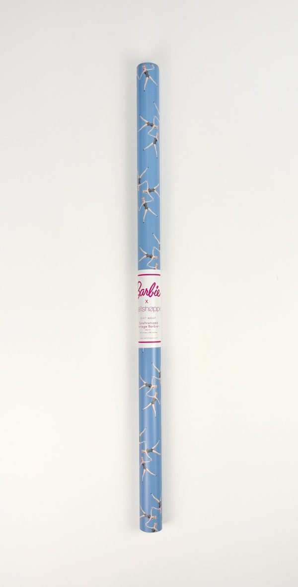 Synchronized Vintage Barbie™ Gift Wrap - Denim Online Hot Sale