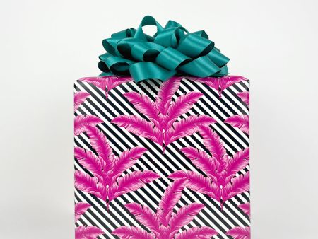 Barbiestyle™ Isla Palm Gift Wrap - 219 Barbie™ Pink & Black Online Hot Sale