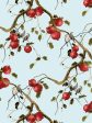 Pomegranate Birds  Wallpaper by Nathan Turner - Light Blue Online