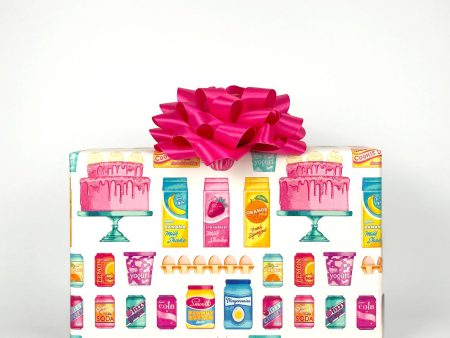 Barbie™ Pantry Toss Gift Wrap - White Sale