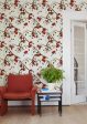 Pomegranate Birds  Wallpaper by Nathan Turner - White For Discount