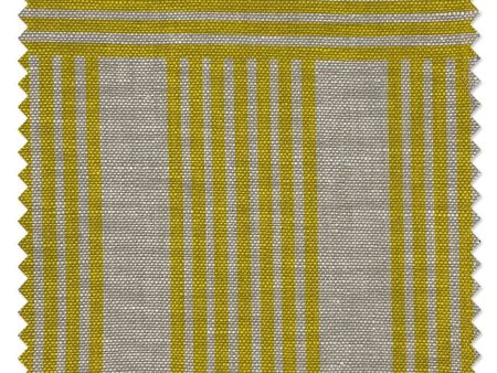 Fabric by the Yard - Roman Holiday Grid - Daffodil Online Hot Sale