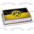 Borussia Dortmund Soccer Club Flag Logo Edible Cake Topper Image ABPID00304 on Sale