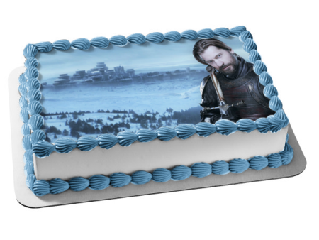 Game of Thrones Jaime Lannister with His Sword Edible Cake Topper Image ABPID00832 Online Hot Sale