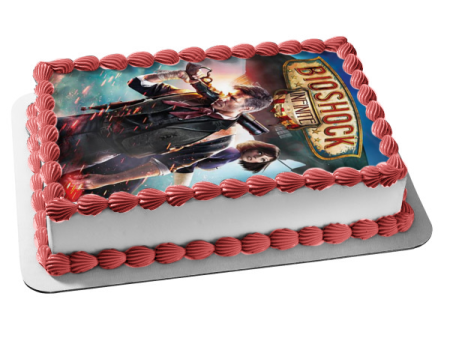 Bioshock Infinite Booker Dewitt Elizabeth Edible Cake Topper Image ABPID00613 Sale