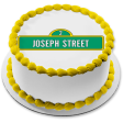 Sesame Street Logo Street Sign Personalized Edible Cake Topper Image ABPID00822 Supply