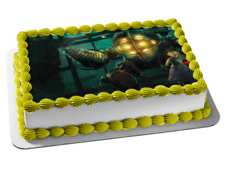 Bioshock Big Daddy Little Sister Edible Cake Topper Image ABPID00601 Online