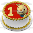 Harry Bunny Happy 1st Birthday Edible Cake Topper Image ABPID00856 Hot on Sale