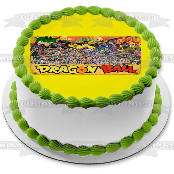 Dragon Ball Z Various Characters Edible Cake Topper Image ABPID00910 Online Hot Sale