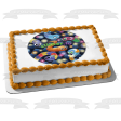 Slither.Io Avatar Snake Skins Edible Cake Topper Image ABPID00844 Online Hot Sale