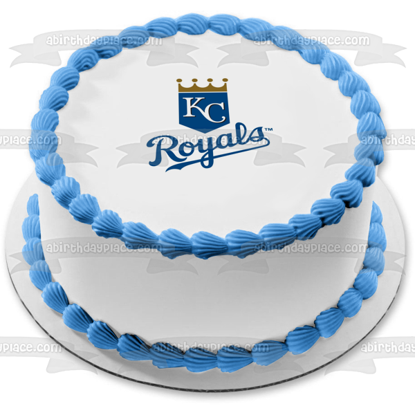 Kansas City Royals American Professional Baseball Team Logo Missouri MLB Edible Cake Topper Image ABPID00796 Fashion