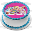 Shopkins Shoppies Popette Jessicake Bubbleisha Edible Cake Topper Image ABPID00834 For Sale