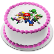 Super Mario Brothers Yoshi Luigi and Wario Edible Cake Topper Image ABPID00901 on Sale