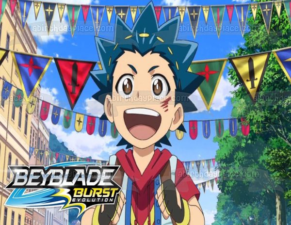 Beyblade Burst Evolution Valt Aoi Edible Cake Topper Image ABPID00804 For Discount