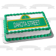 Sesame Street Logo Street Sign Personalized Edible Cake Topper Image ABPID00822 Supply