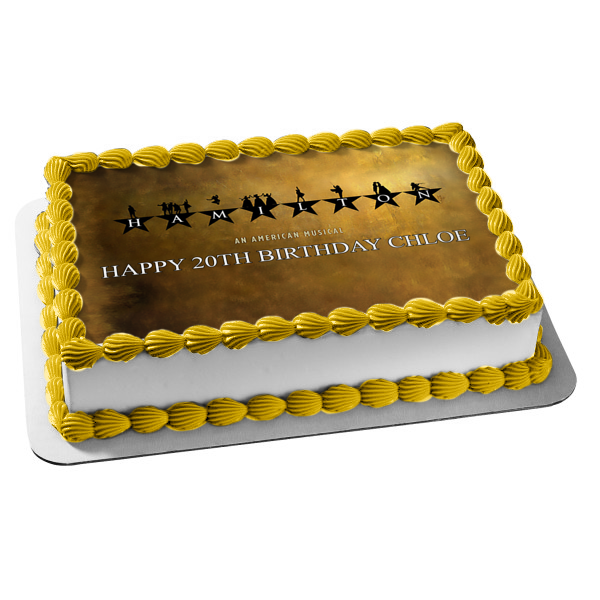 Hamilton: An American Musical Edible Cake Topper Image ABPID00789 For Discount