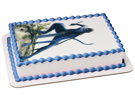 Avatar Movie Neytiri Crouching with a  Knife Edible Cake Topper Image ABPID00509 on Sale