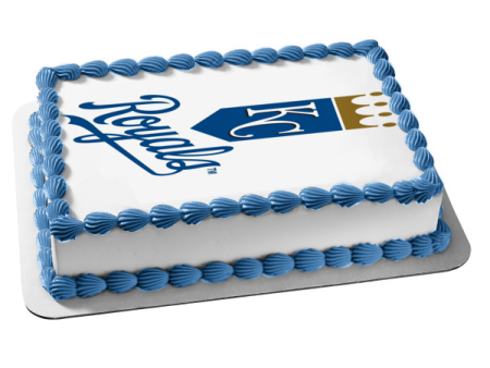 Kansas City Royals American Professional Baseball Team Logo Missouri MLB Edible Cake Topper Image ABPID00796 Fashion