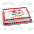 Baseball Take Me Out to the Ball Game Edible Cake Topper Image ABPID00749 Supply