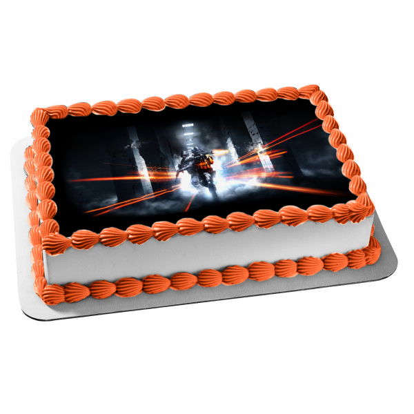 Battlefield 3 Men with Guns Lasers Edible Cake Topper Image ABPID00069 Sale