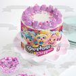 Shopkins Shoppies Popette Jessicake Bubbleisha Edible Cake Topper Image ABPID00834 For Sale