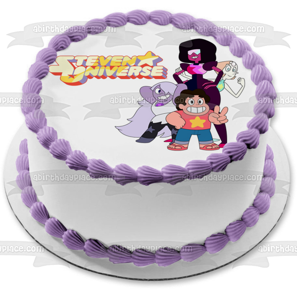 Steven Universe Amethyst Pearl Garnet Edible Cake Topper Image ABPID00839 Online now