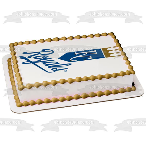 Kansas City Royals American Professional Baseball Team Logo Missouri MLB Edible Cake Topper Image ABPID00796 Fashion