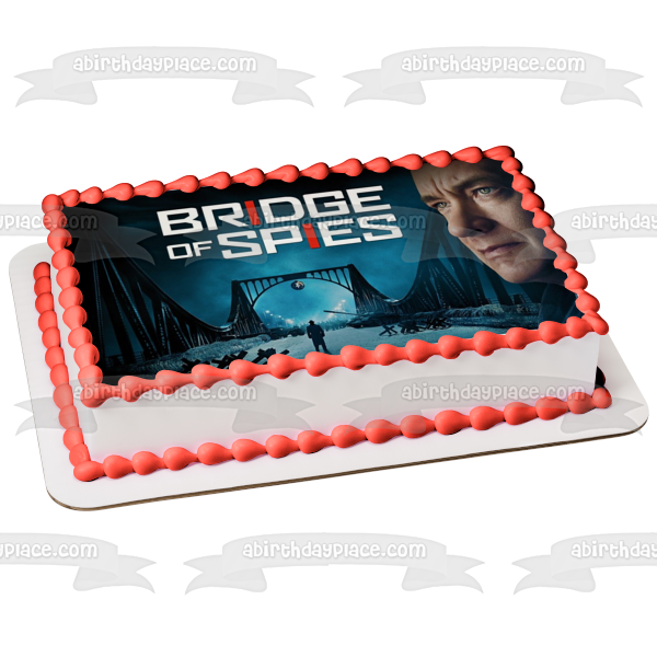 Bridge of Spies James Donovan Movie Poster Edible Cake Topper Image ABPID53610 Online Hot Sale