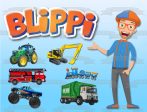 Blippi Youtube Youtuber Transportation Tractor Excavator Fire Truck Train Monster Truck Garbage Truck Edible Cake Topper Image ABPID50827 Online now