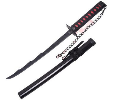 Mini-Katana Tensa Zagetsu Ichigo Kurosaki de Bleach Hot on Sale