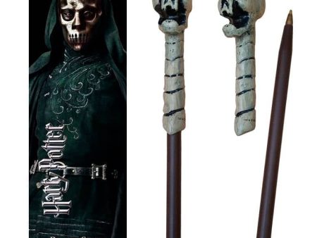 Varita boligrafo y marcapaginas Death Eater Skull Harry Potter Supply