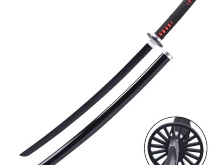 Katana de Tanjiro Kamado con hoja de madera de bambú Kimetsu no Yaiba Demon Slayer zs650w Online