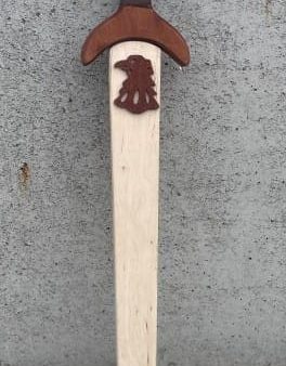 Espada de caballero de madera para niños, aprox. 60 cm 1580090263-R Online now