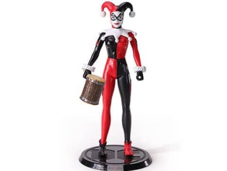 Figura Harley Quinn Jester Outfit - Bendyfigs - DC comics NN4061 Online Sale