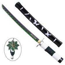 Tanto o mini katana de Shinazugawa Sanemi de Kimetsu no Yaiba o Demon Slayer S0287 For Discount