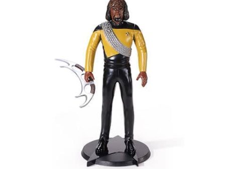 Figura Worf - Bendyfigs - Star Trek The Next Generation NN1507 on Sale