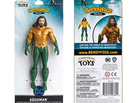 Mini Figura Aquaman Toyllectible Bendyfigs - DC comics NN1194 Supply