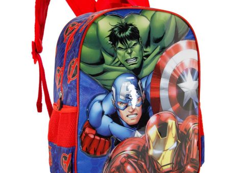 Mochila 3D Go On Vengadores Avengers Marvel 31cm Supply