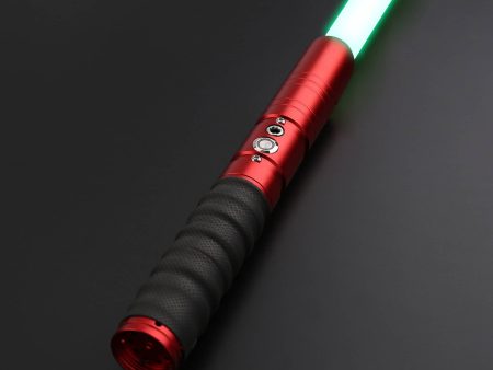 Espada lasér RGB Con Mango De Metal Rojo con Negro 77cm - Star Wars For Sale