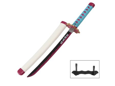 Tanto o mini katana de Kanroji Mitsuri de Kimetsu no Yaiba o Demon Slayer S0285 Fashion