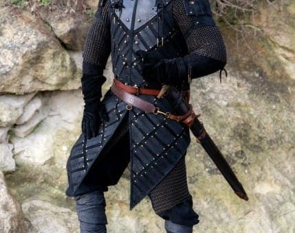 Armadura Woodsman LARP Armour, Piel de gamuza, Negro o Marrón  IF-105101 Online now