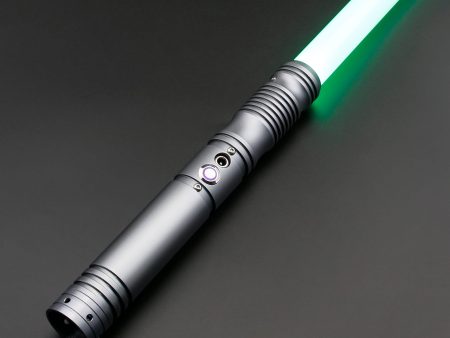 Espada Laser RGB con Mango De Metal Gris con Plata 77cm - Star Wars Discount