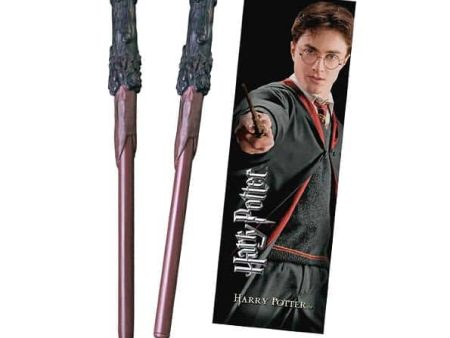 Varita boligrafo y marcapaginas Harry Potter Hot on Sale