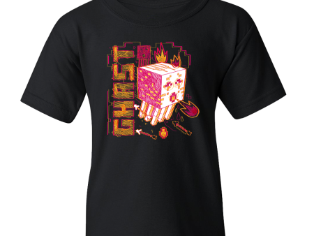 Minecraft Acid Sketch Ghast Kids Short Sleeve T-Shirt Hot on Sale